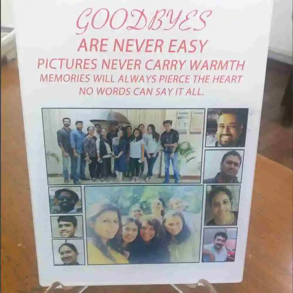 Personalized Farewell Acrylic Frames